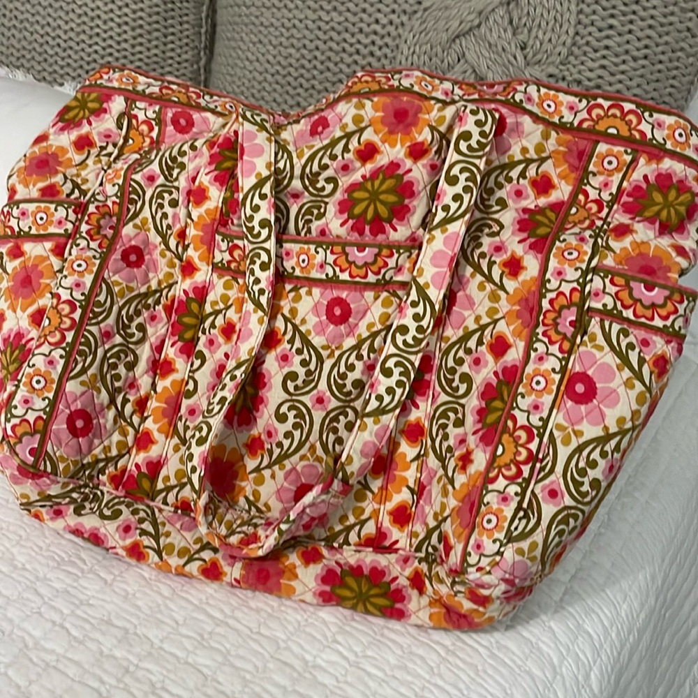 💕Vintage Vera Bradley duffle/overnight bag